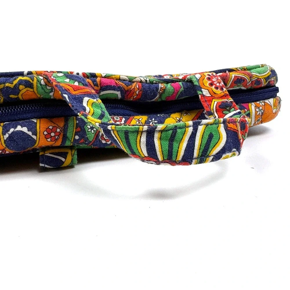 Vera Bradley Hanging Travel Organizer Venetian Paisley Blue Orange Fuscia Pockts